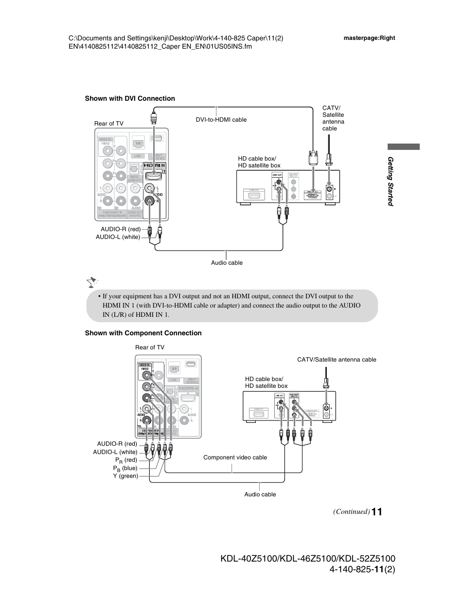 Sony KDL-52Z5100 User Manual | Page 11 / 48