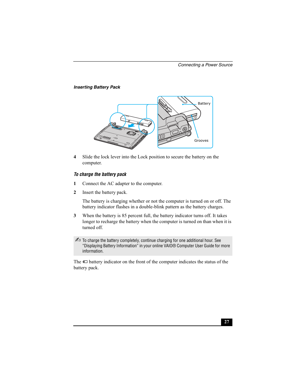 Sony PCG-R505ECP User Manual | Page 27 / 60