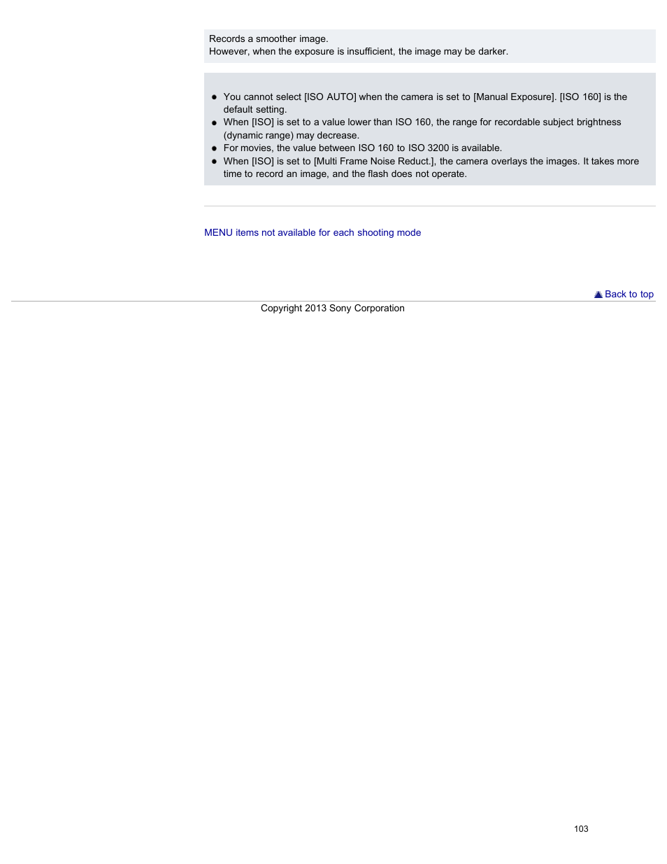 Sony DSC-RX100M2 User Manual | Page 112 / 269