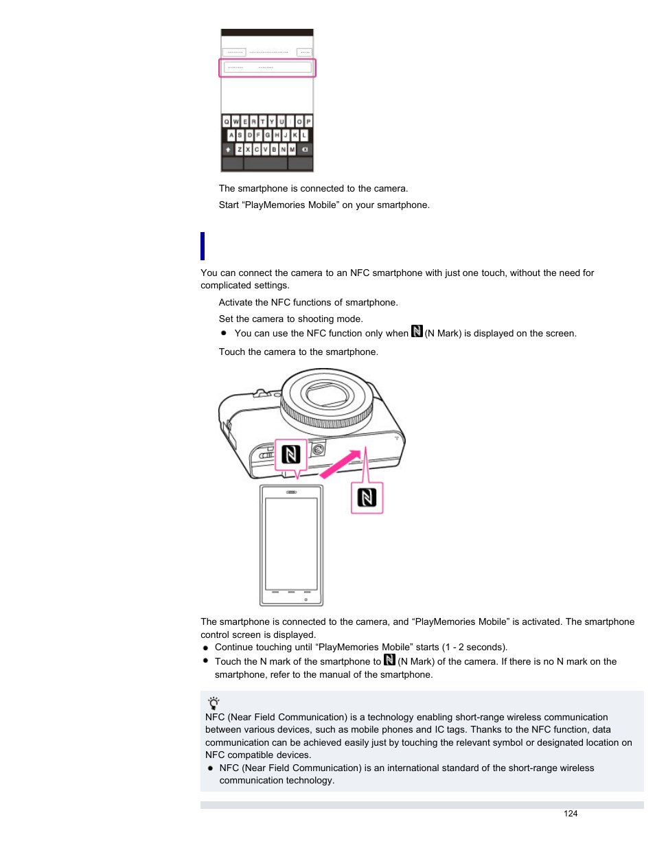Touch (onetouchremote (nfc)) | Sony DSC-RX100M2 User Manual | Page 133 / 269