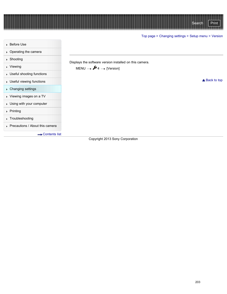 Version, Cyber-shot user guide | Sony DSC-RX100M2 User Manual | Page 212 / 269