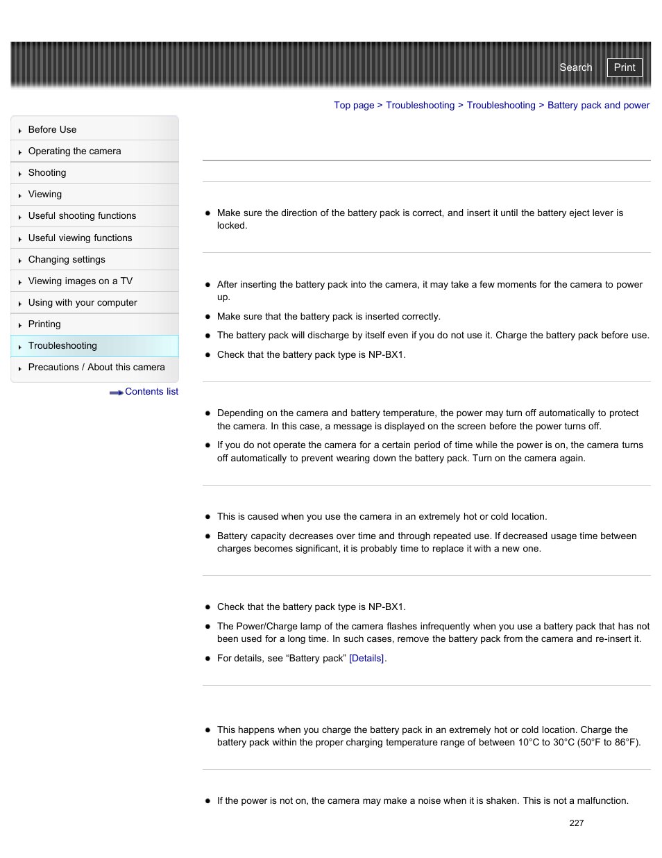 Battery pack and power, Cyber-shot user guide | Sony DSC-RX100M2 User Manual | Page 236 / 269