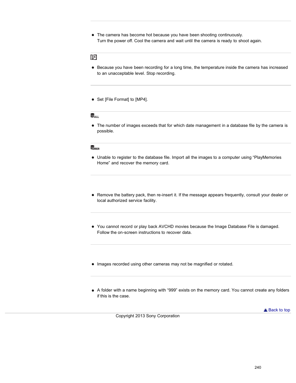 Sony DSC-RX100M2 User Manual | Page 249 / 269