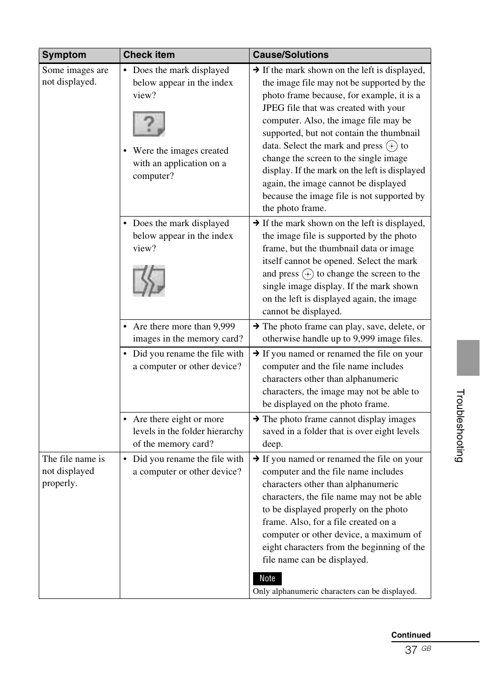 Sony DPF-D70 User Manual | Page 37 / 48