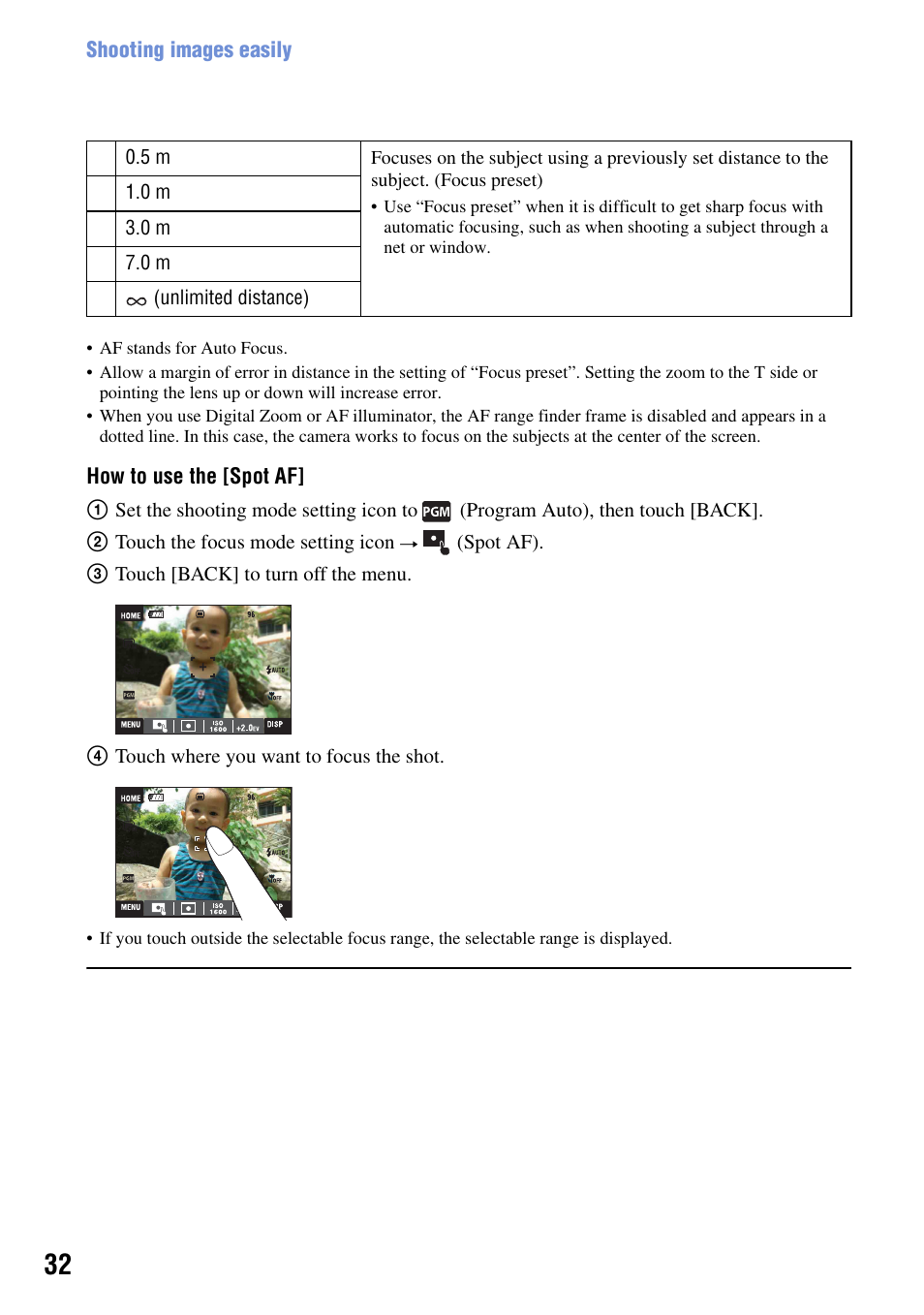 Sony DSC-T2 User Manual | Page 32 / 131