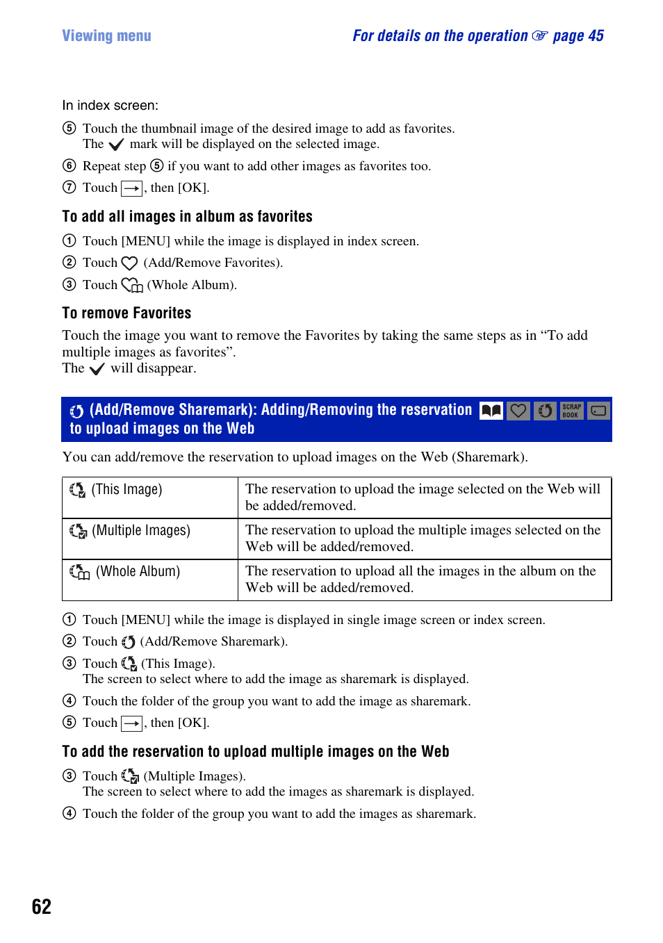 The web | Sony DSC-T2 User Manual | Page 62 / 131