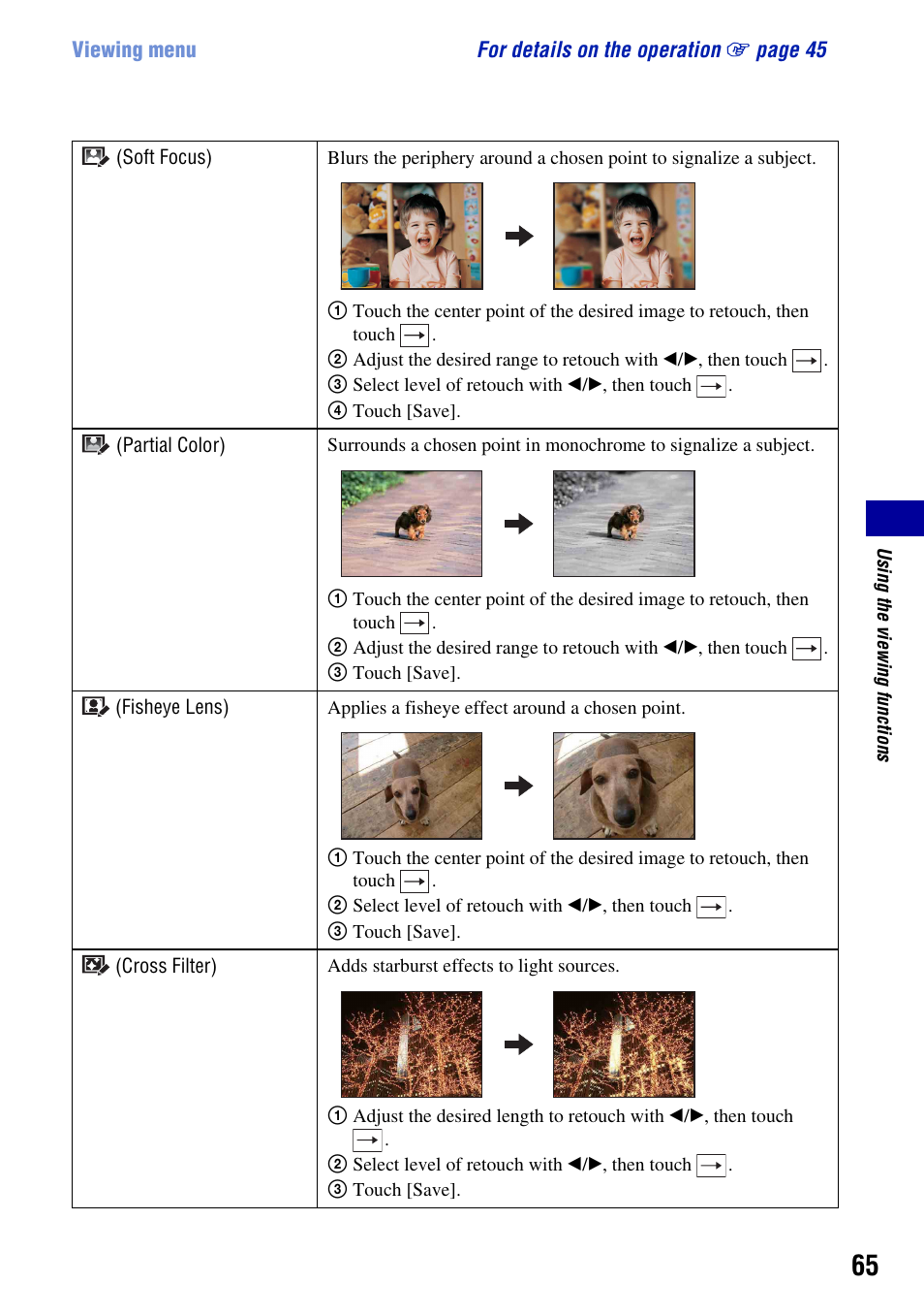 Sony DSC-T2 User Manual | Page 65 / 131