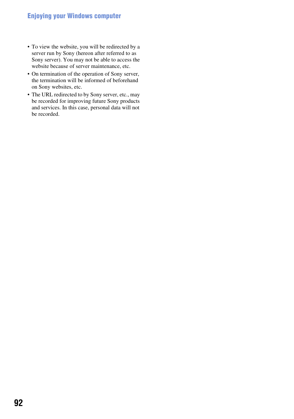 Sony DSC-T2 User Manual | Page 92 / 131