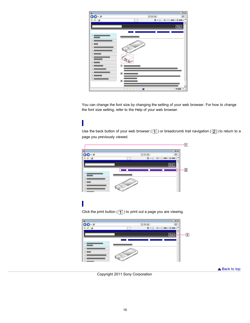 Sony NWZ-E364BLK User Manual | Page 19 / 172