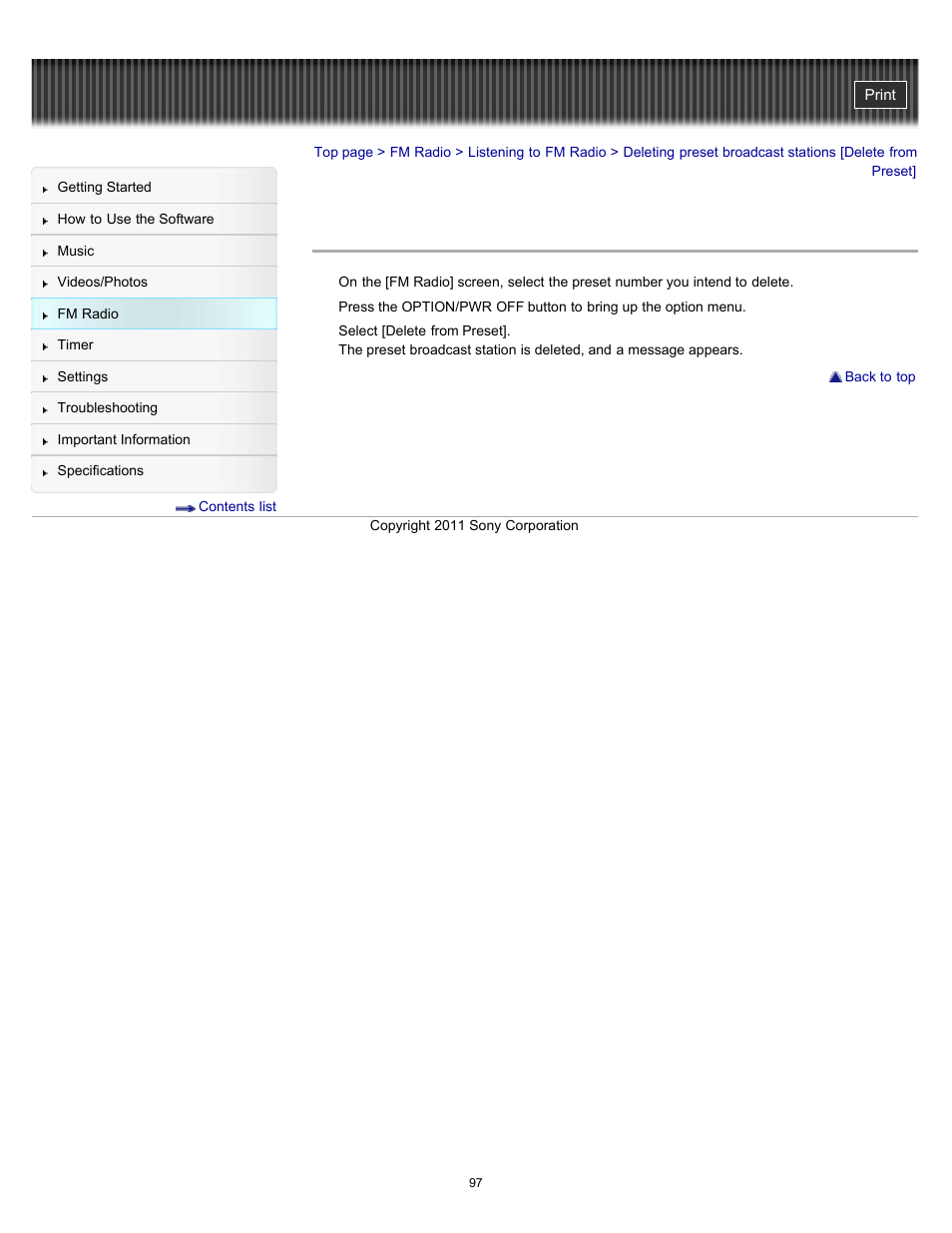 Sony NWZ-E364BLK User Manual | Page 97 / 172