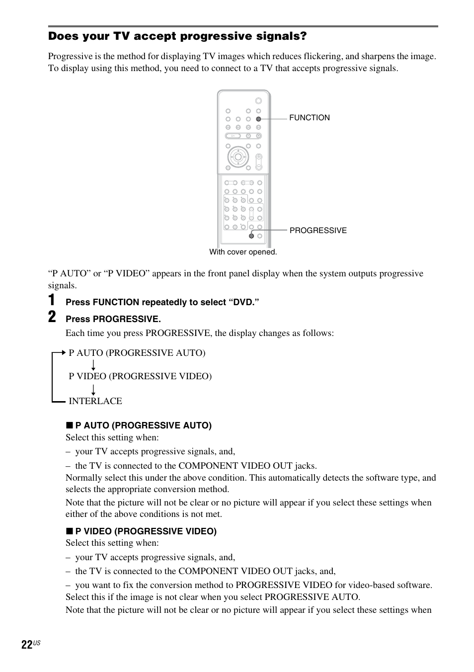 Sony DAV-X1 User Manual | Page 22 / 99