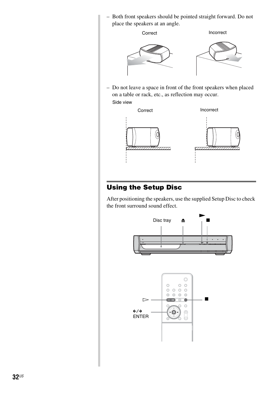 Using the setup disc | Sony DAV-X1 User Manual | Page 32 / 99