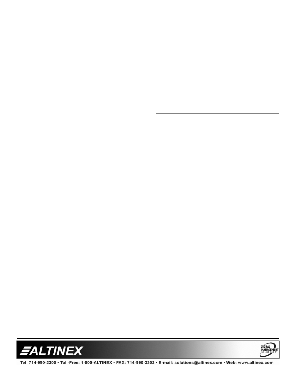 Multitasker | Altinex MT110-101 User Manual | Page 19 / 26