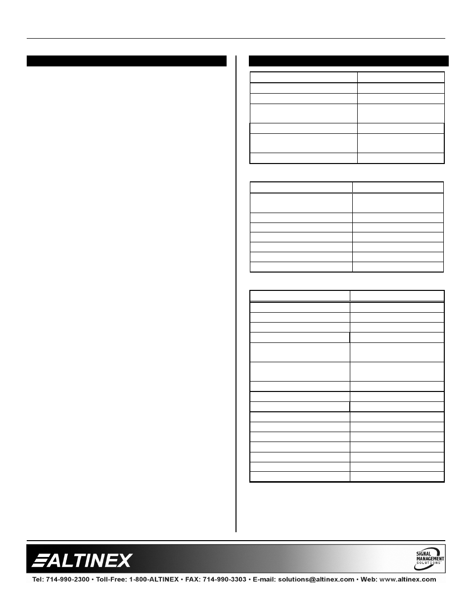Multitasker | Altinex MT110-101 User Manual | Page 4 / 26
