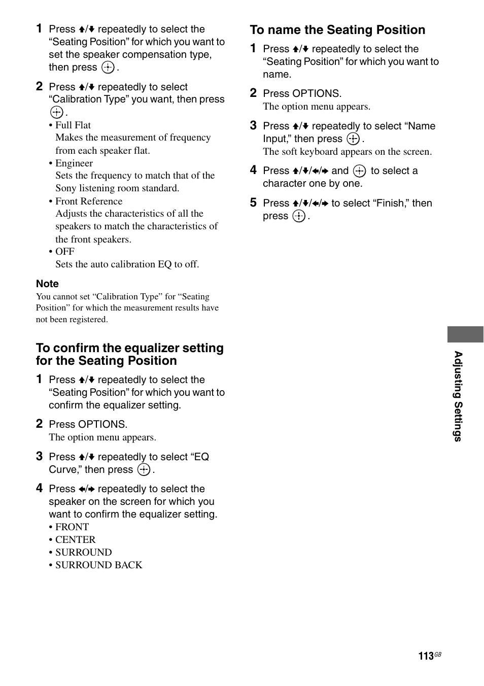 Sony STR-DA6400ES User Manual | Page 113 / 175