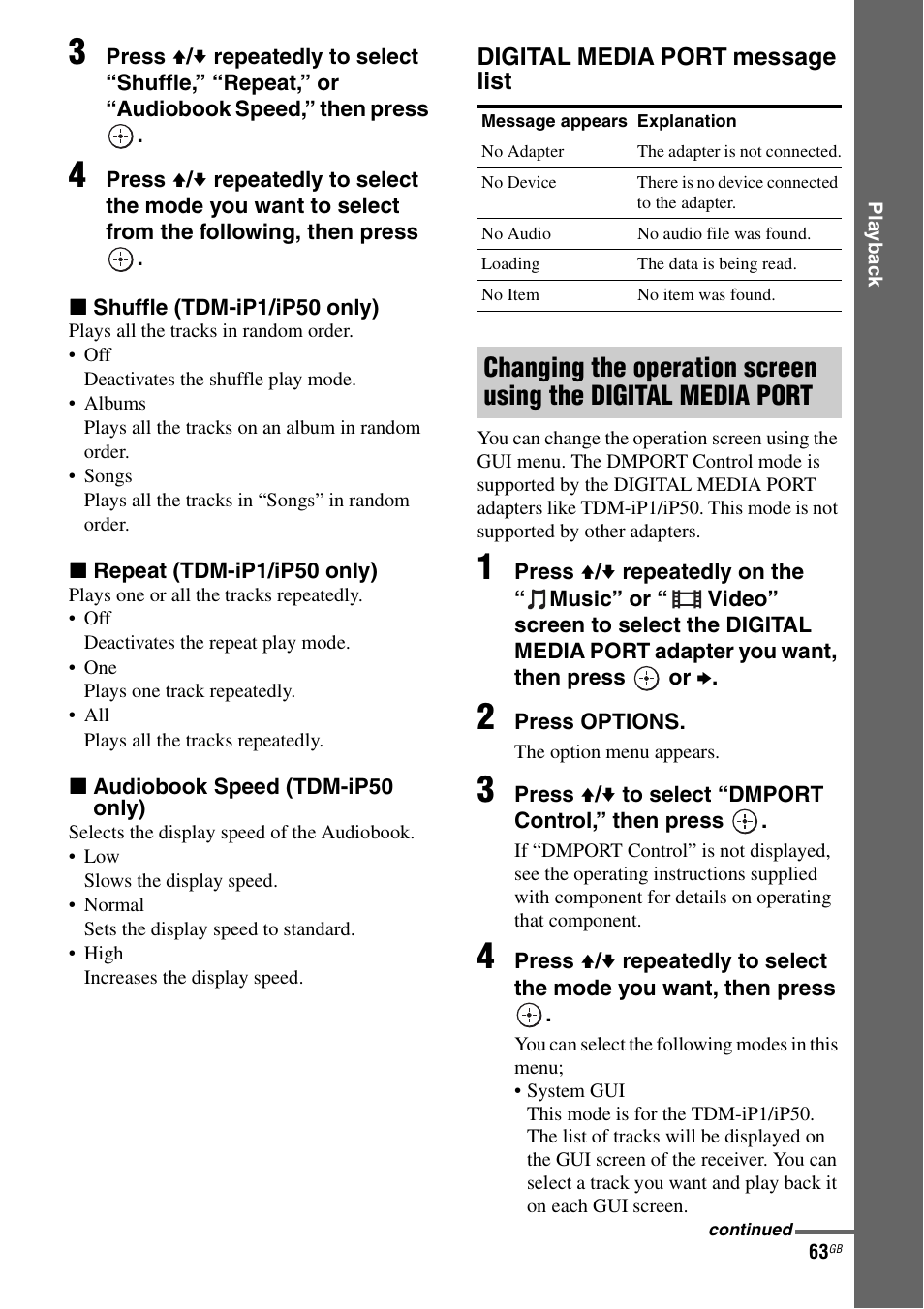 Sony STR-DA6400ES User Manual | Page 63 / 175