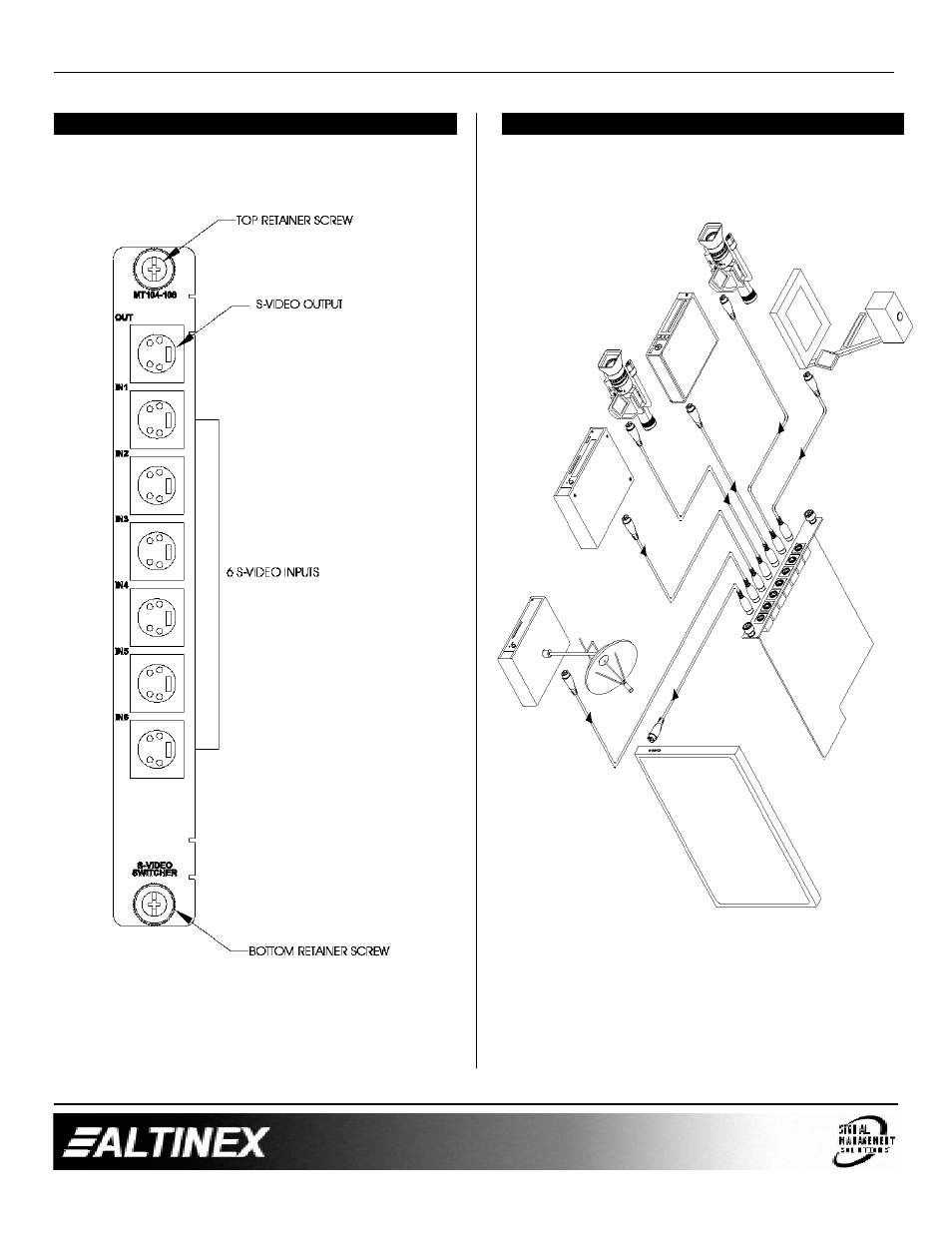 Multi-tasker | Altinex MULTI-TASKER MT104-108 User Manual | Page 5 / 12