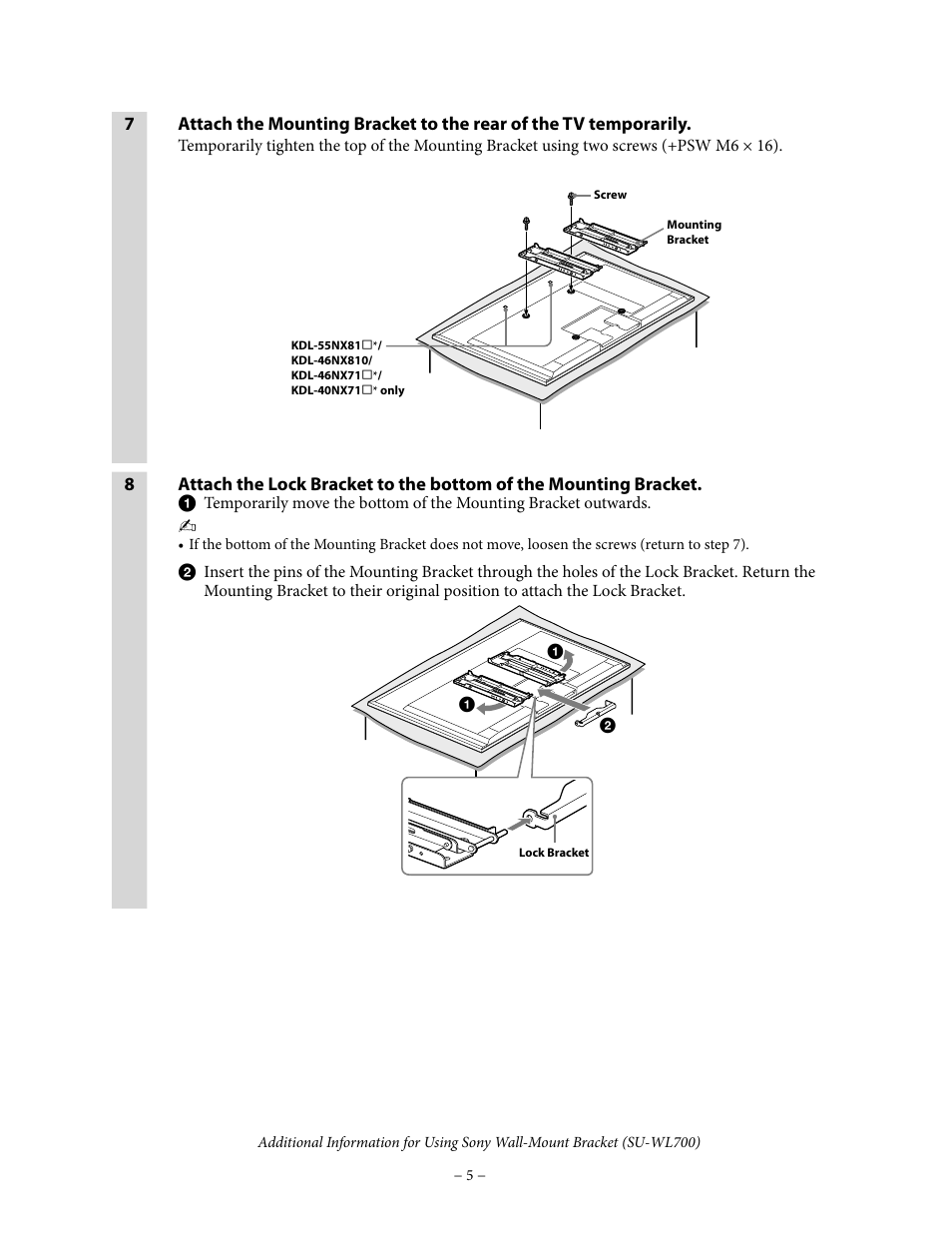 Sony KDL-46NX800 User Manual | Page 5 / 7