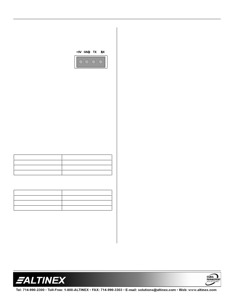 Switchers | Altinex MX2426CV User Manual | Page 8 / 11