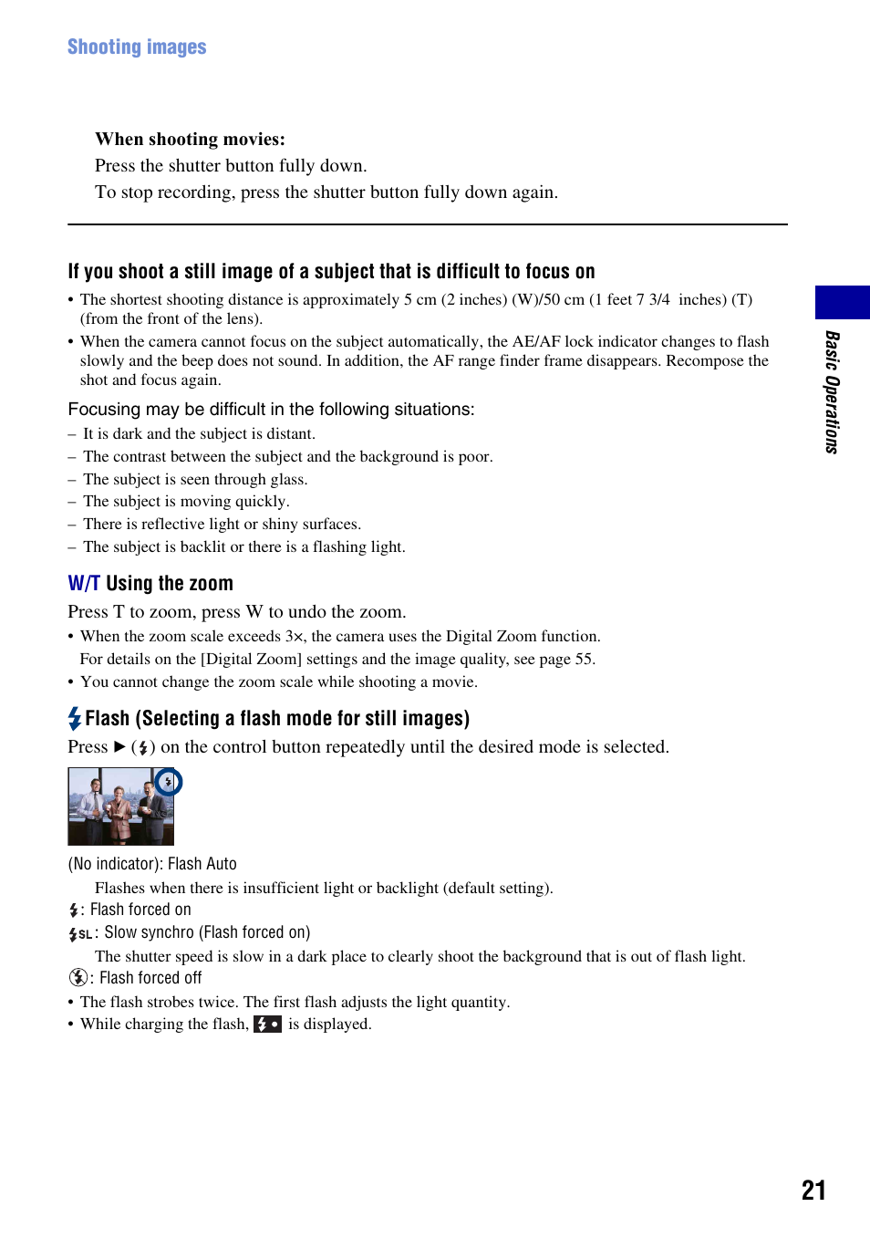 H (21) | Sony DSC-S930 User Manual | Page 21 / 100