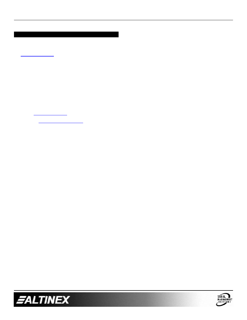Multi-tasker | Altinex VGA to CAT-5 Transmitter Card MT103-115 User Manual | Page 8 / 8