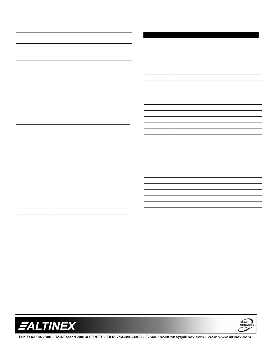 Transcoders | Altinex HDTV/DVD/Component Video to RGBHV Transcoder TR6102HD User Manual | Page 6 / 7