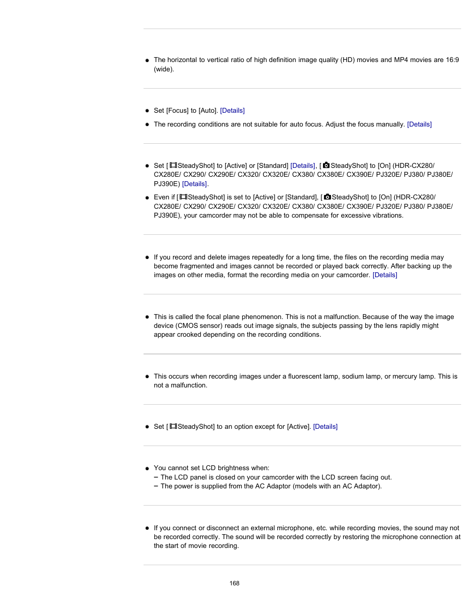 Sony HDR-CX290 User Manual | Page 175 / 213