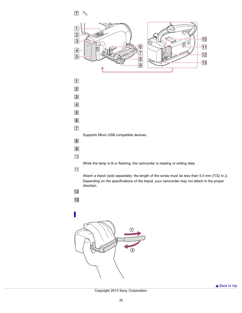 Sony HDR-CX290 User Manual | Page 35 / 213