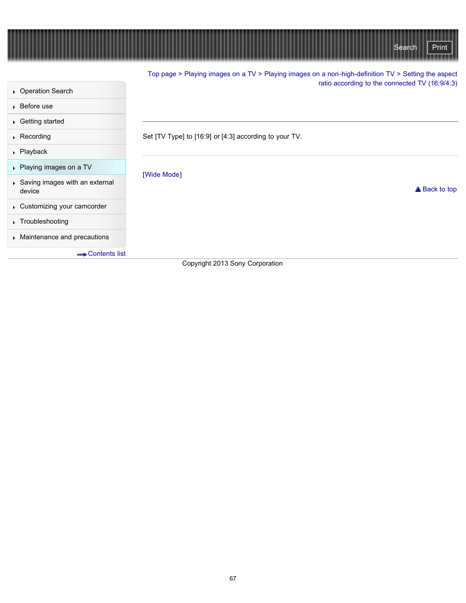 Handycam" user guide | Sony HDR-CX290 User Manual | Page 74 / 213