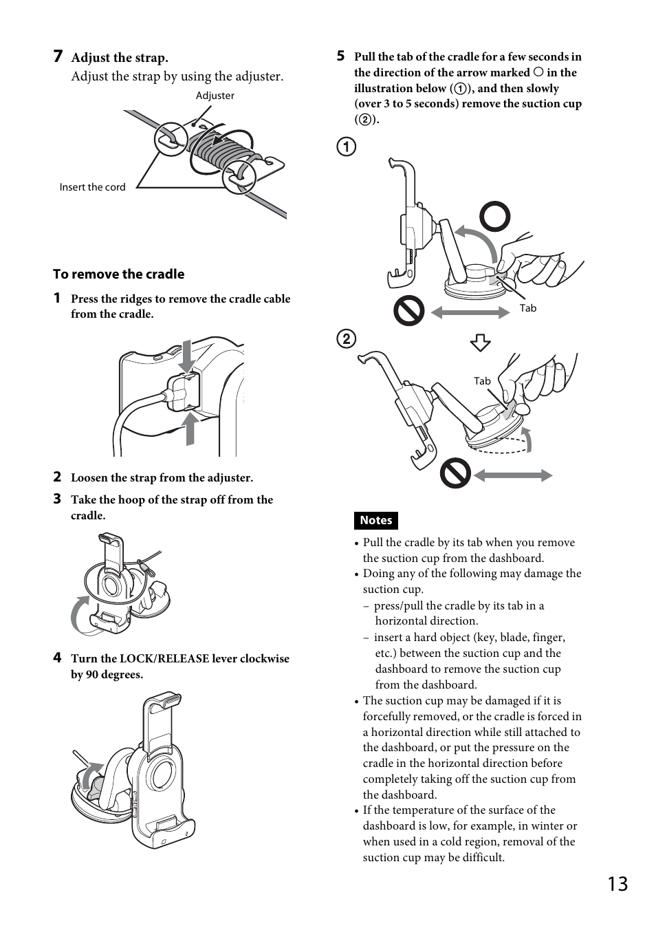 Sony XDP-MU110 User Manual | Page 13 / 44