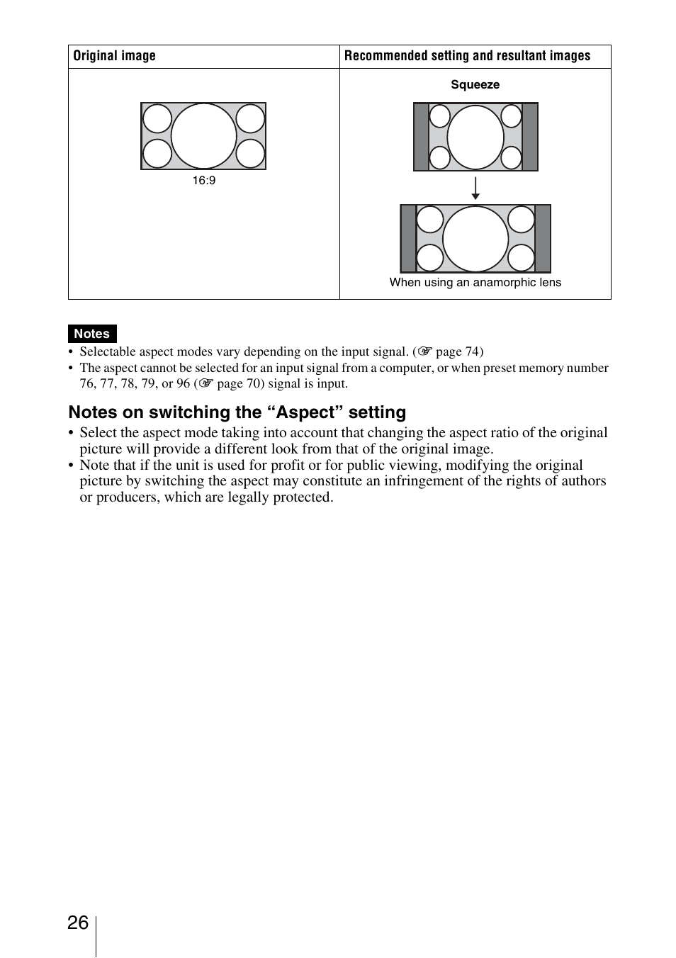 Sony VPL-VW1100ES User Manual | Page 26 / 87