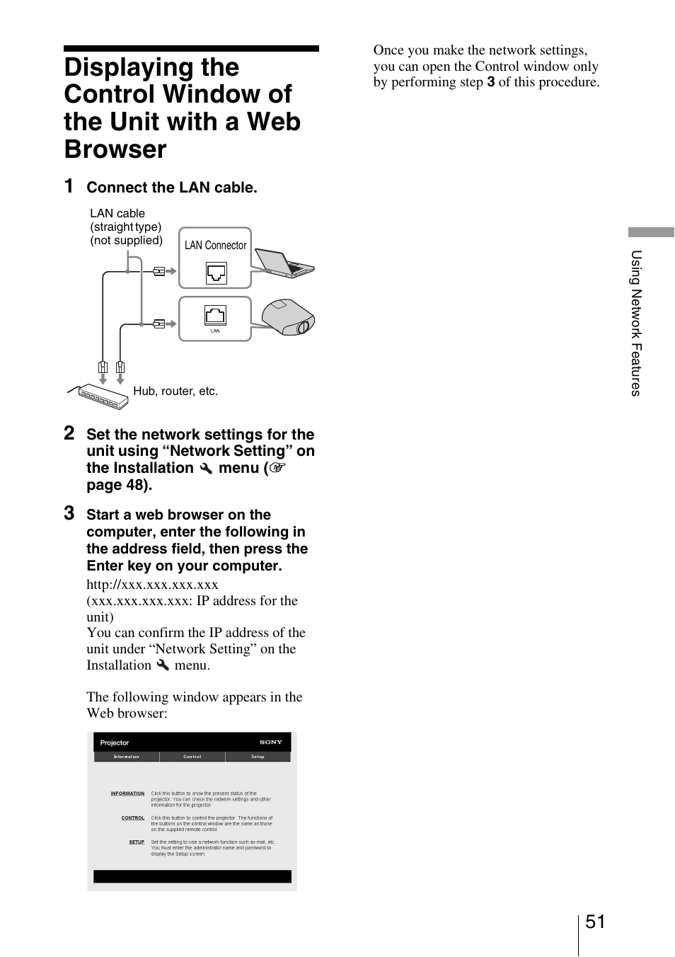 Sony VPL-VW1100ES User Manual | Page 51 / 87