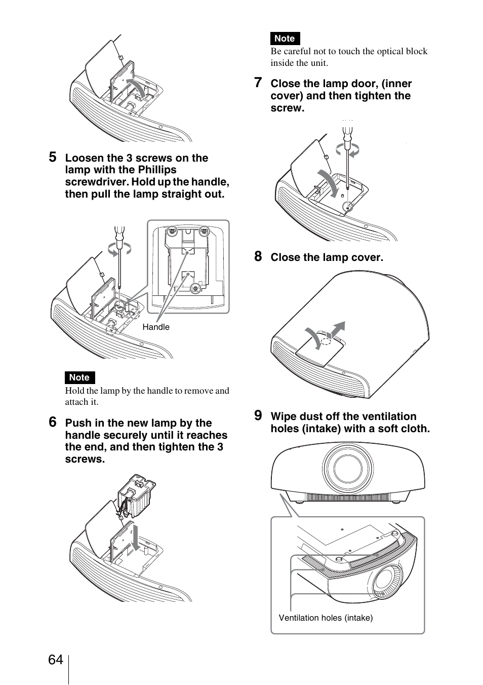 Sony VPL-VW1100ES User Manual | Page 64 / 87