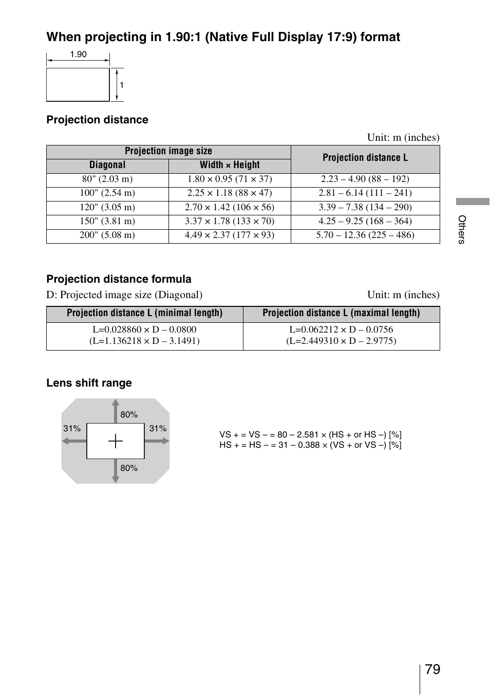 Sony VPL-VW1100ES User Manual | Page 79 / 87