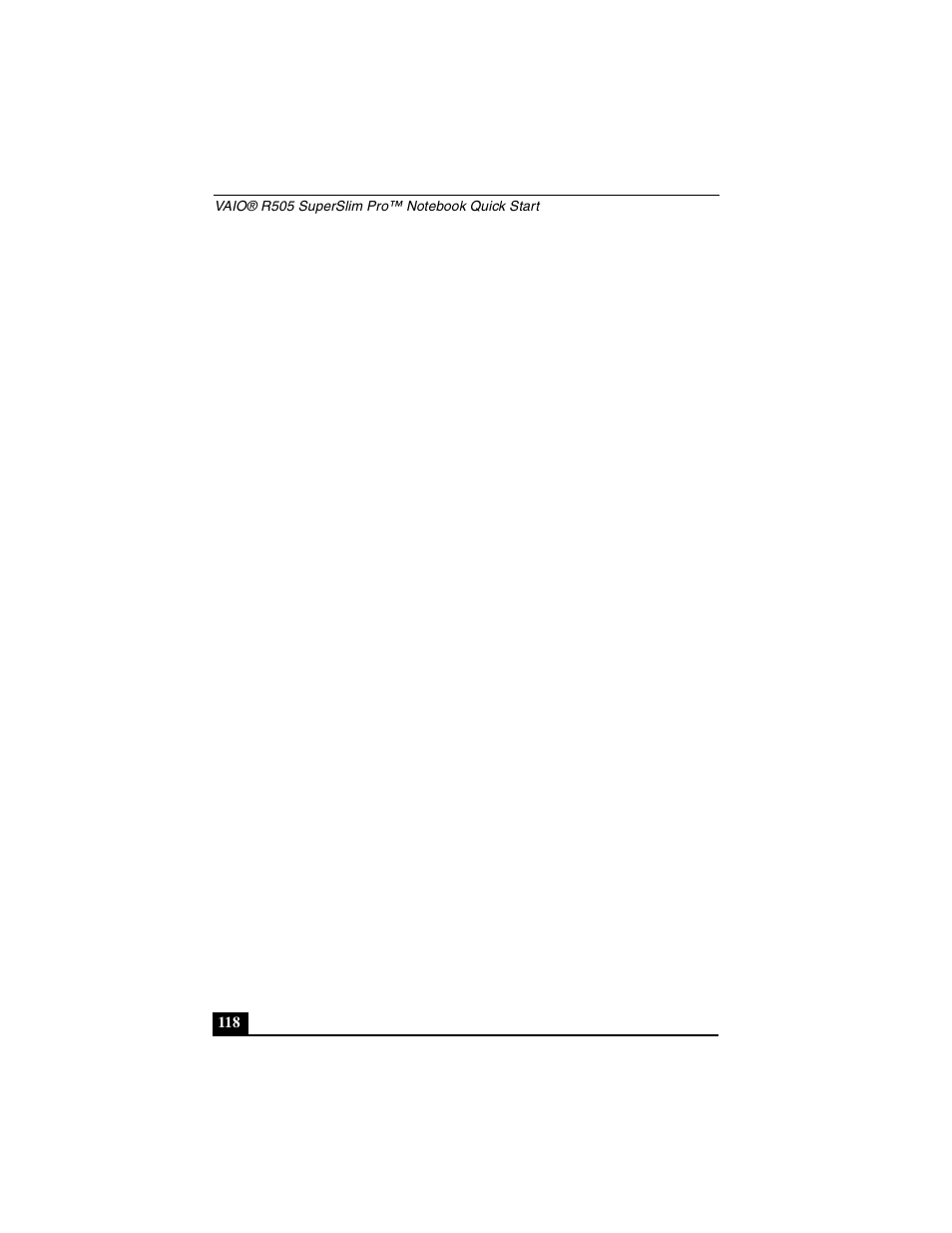 Sony PCG-R505DSK User Manual | Page 118 / 229