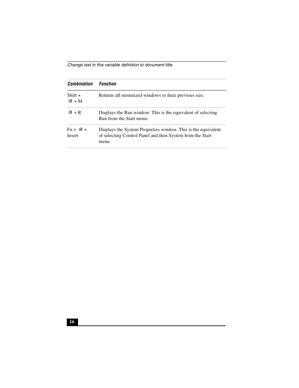 Sony PCG-R505DSK User Manual | Page 16 / 229