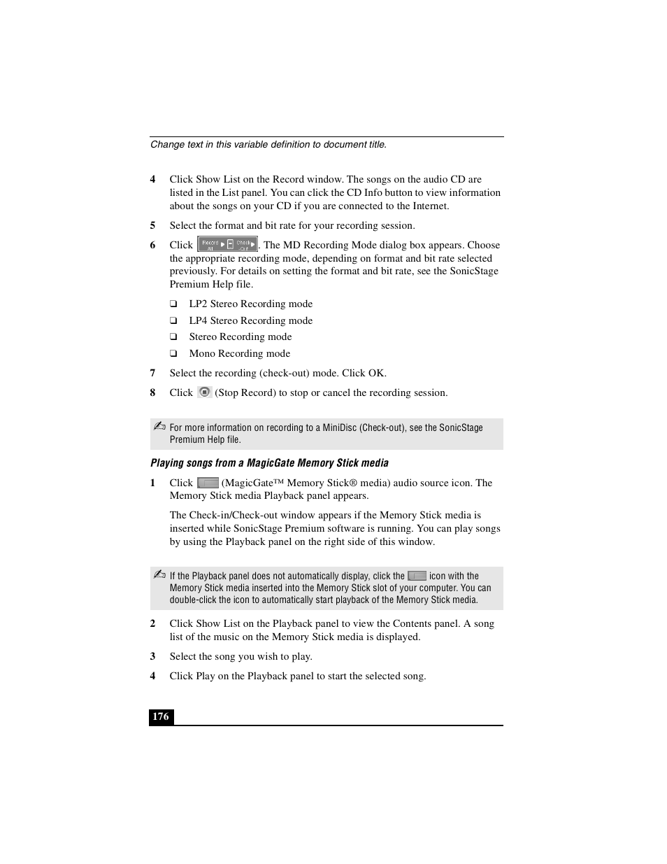 Sony PCG-R505DSK User Manual | Page 176 / 229