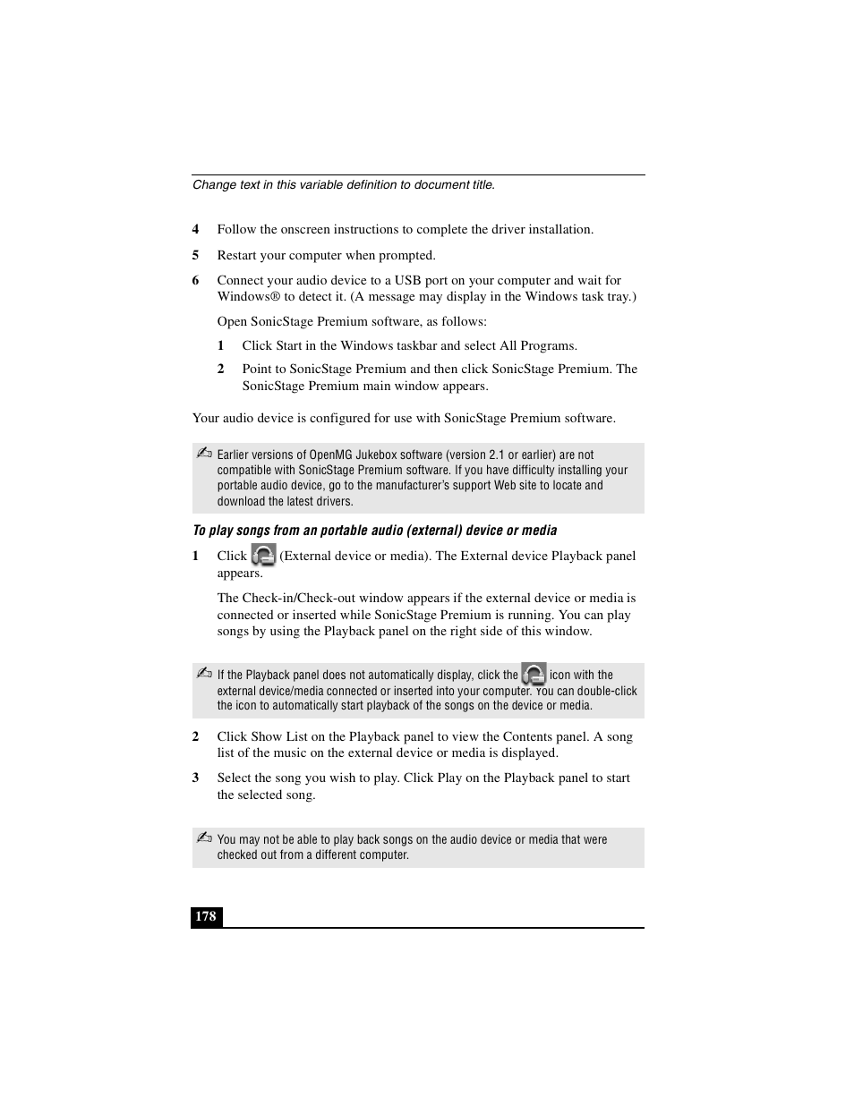 Sony PCG-R505DSK User Manual | Page 178 / 229