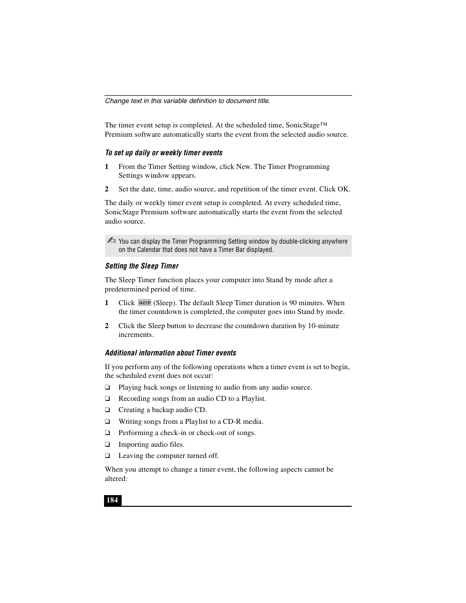 Sony PCG-R505DSK User Manual | Page 184 / 229