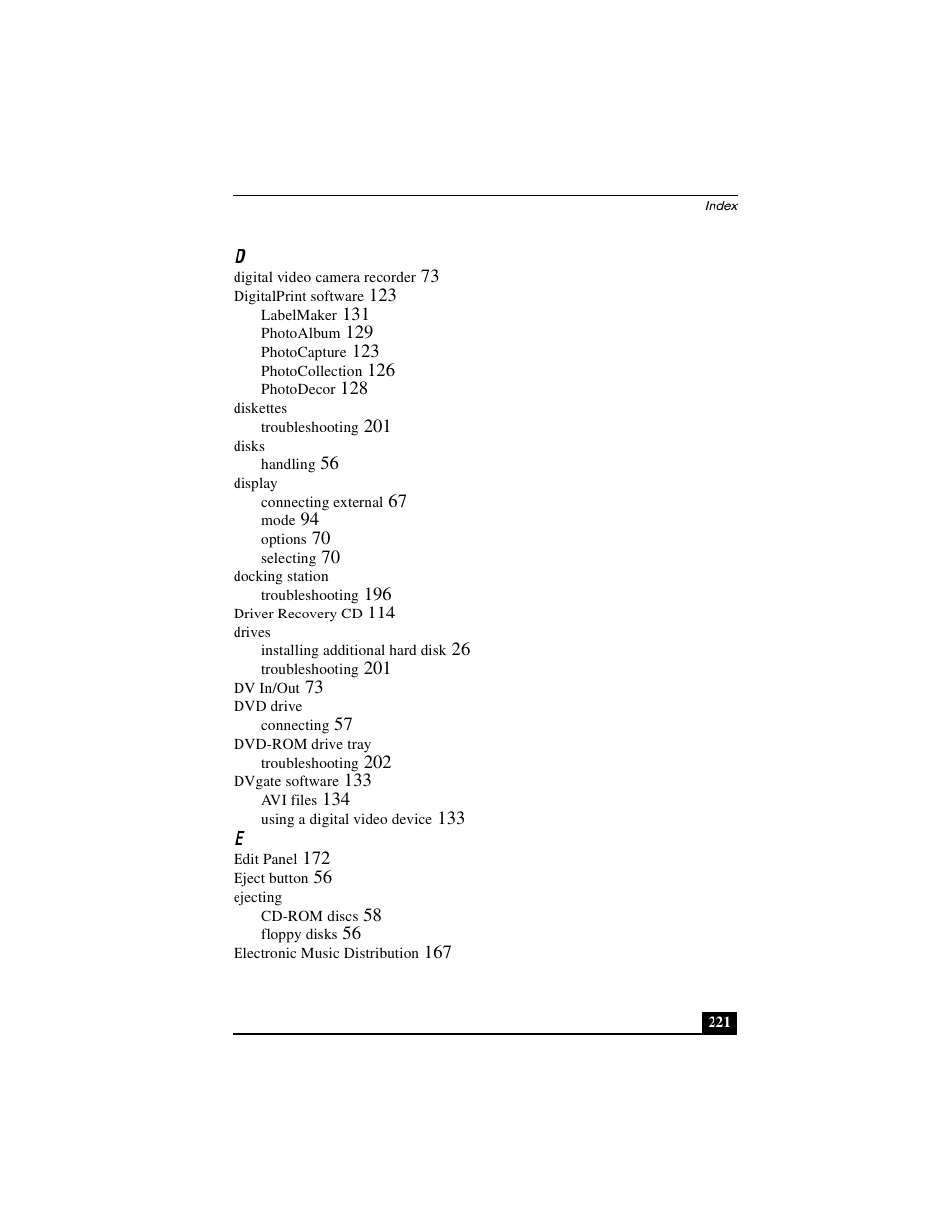 Sony PCG-R505DSK User Manual | Page 221 / 229