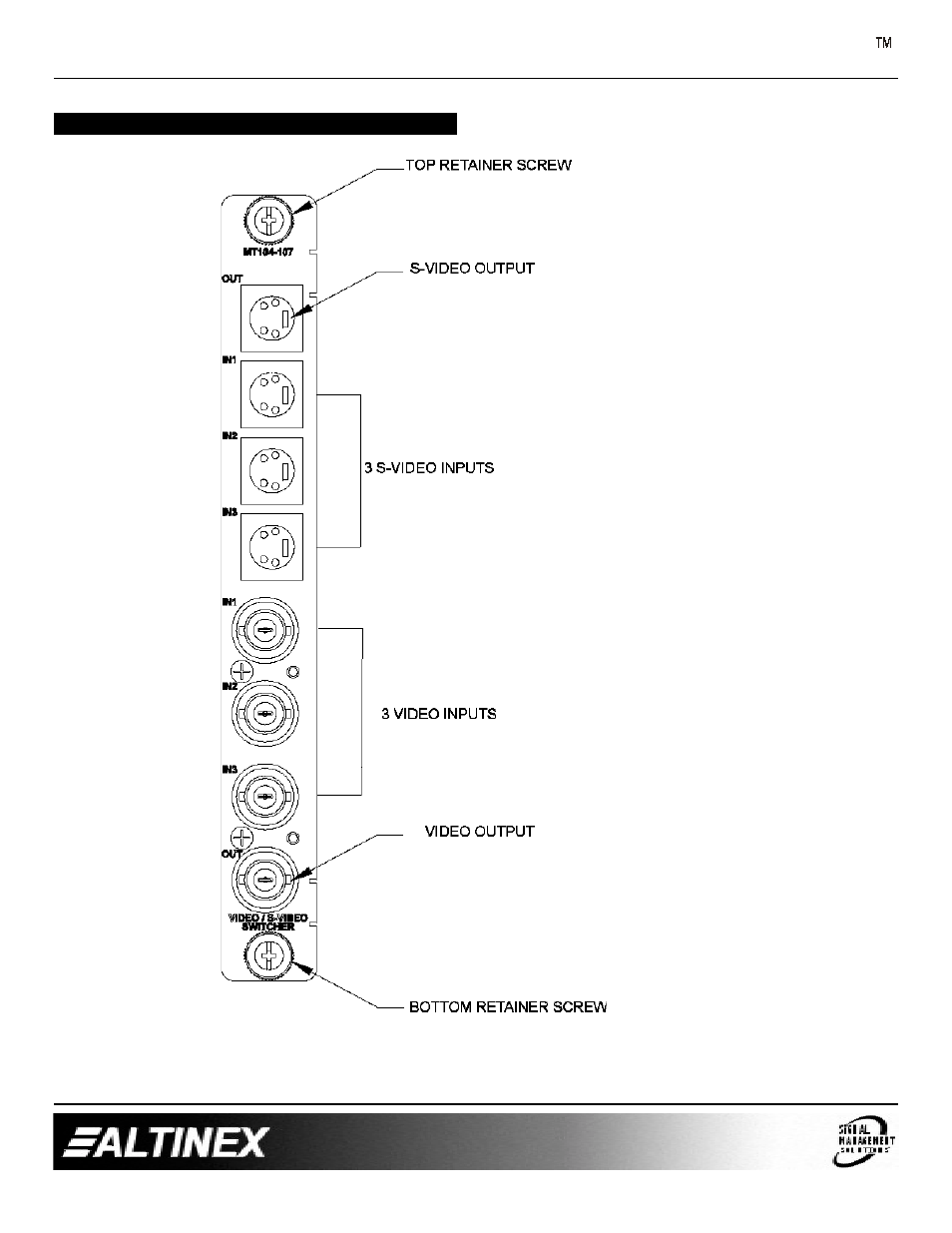Multi-tasker | Altinex MT104-107 User Manual | Page 5 / 13