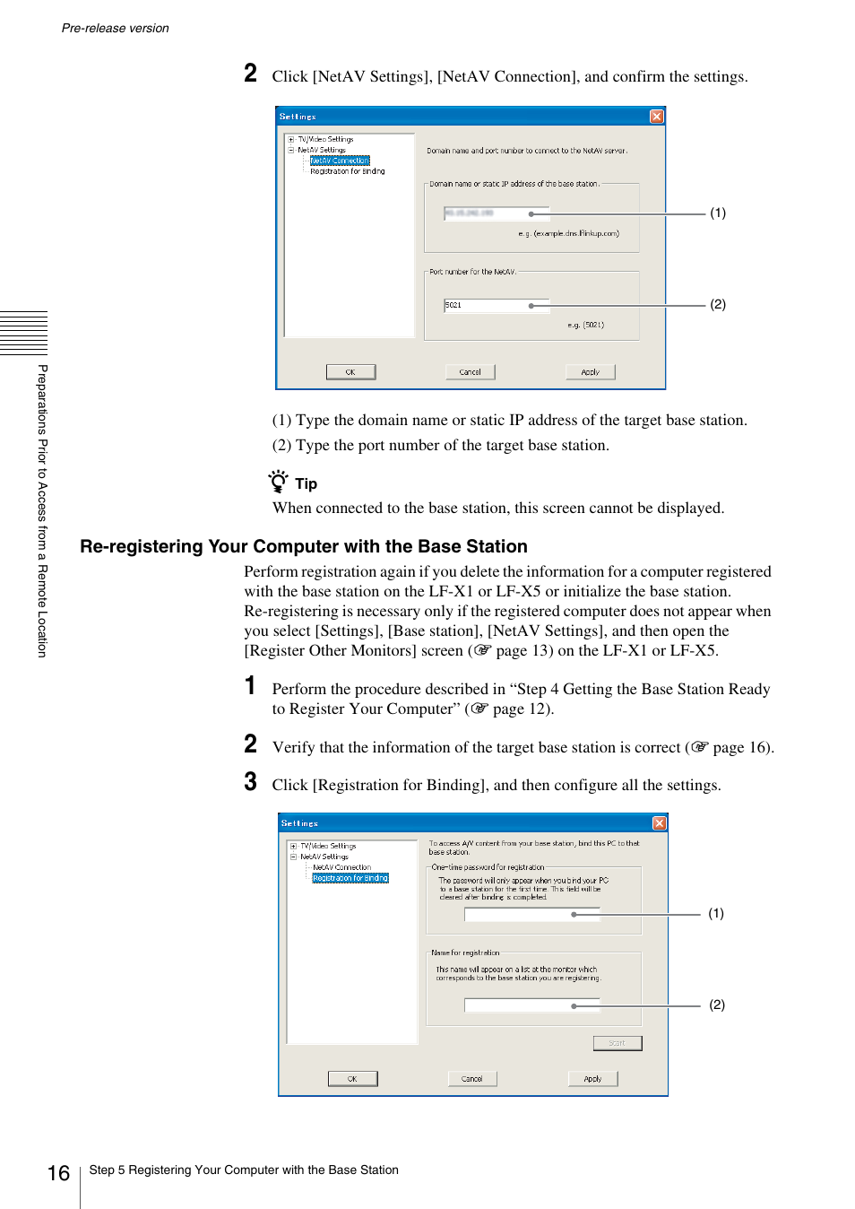 Sony LF-X1 User Manual | Page 16 / 40