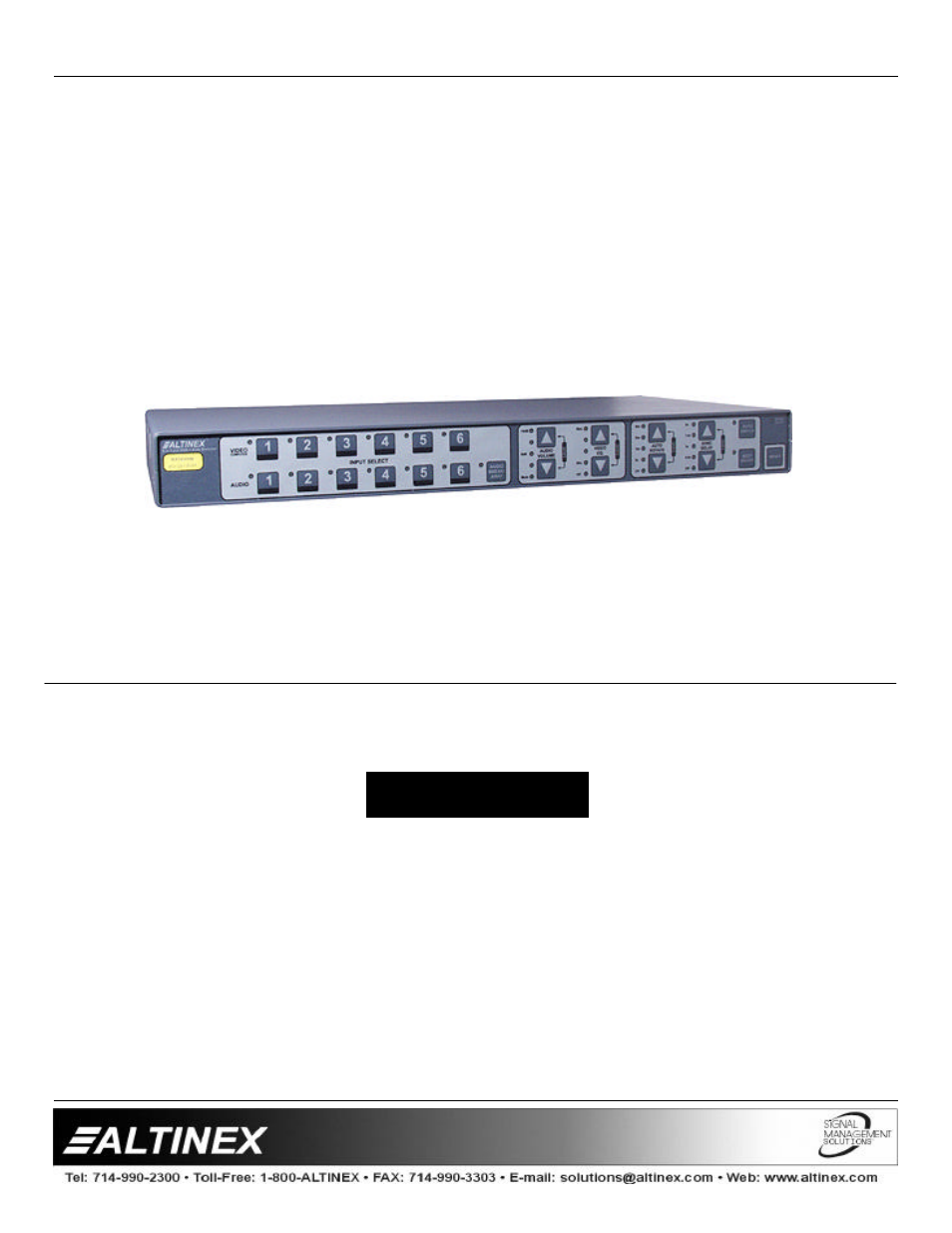 Altinex MX2456RM User Manual | 14 pages