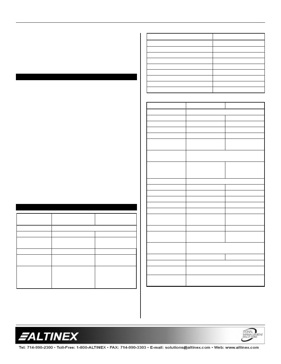 Switchers | Altinex MX2456RM User Manual | Page 4 / 14