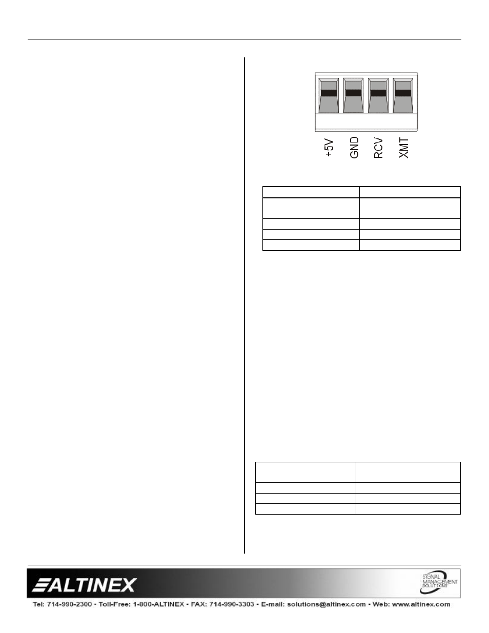 Switchers | Altinex MX2456RM User Manual | Page 9 / 14
