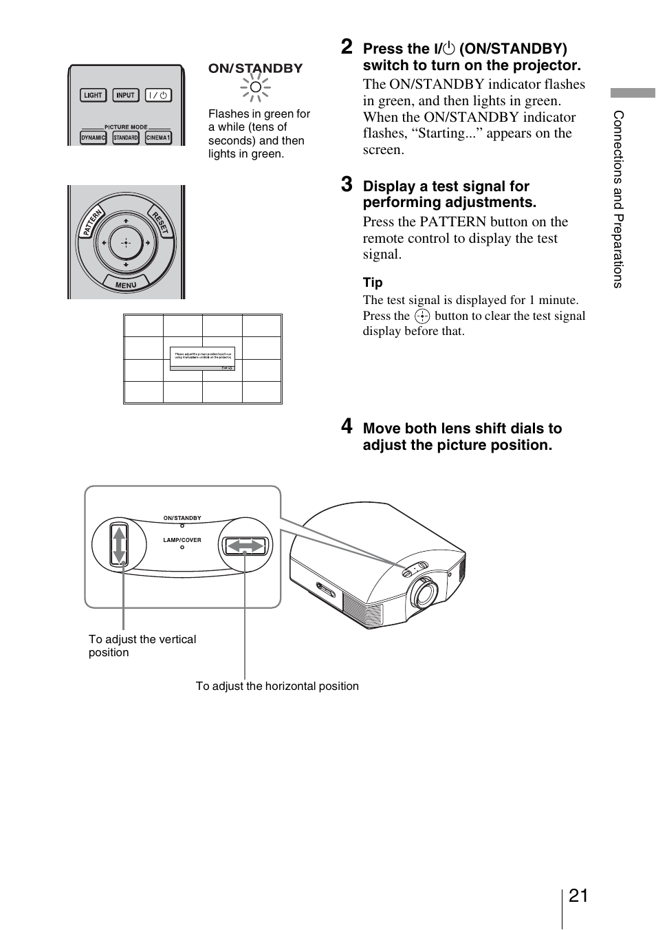 Sony VPL-HW30ES User Manual | Page 21 / 91