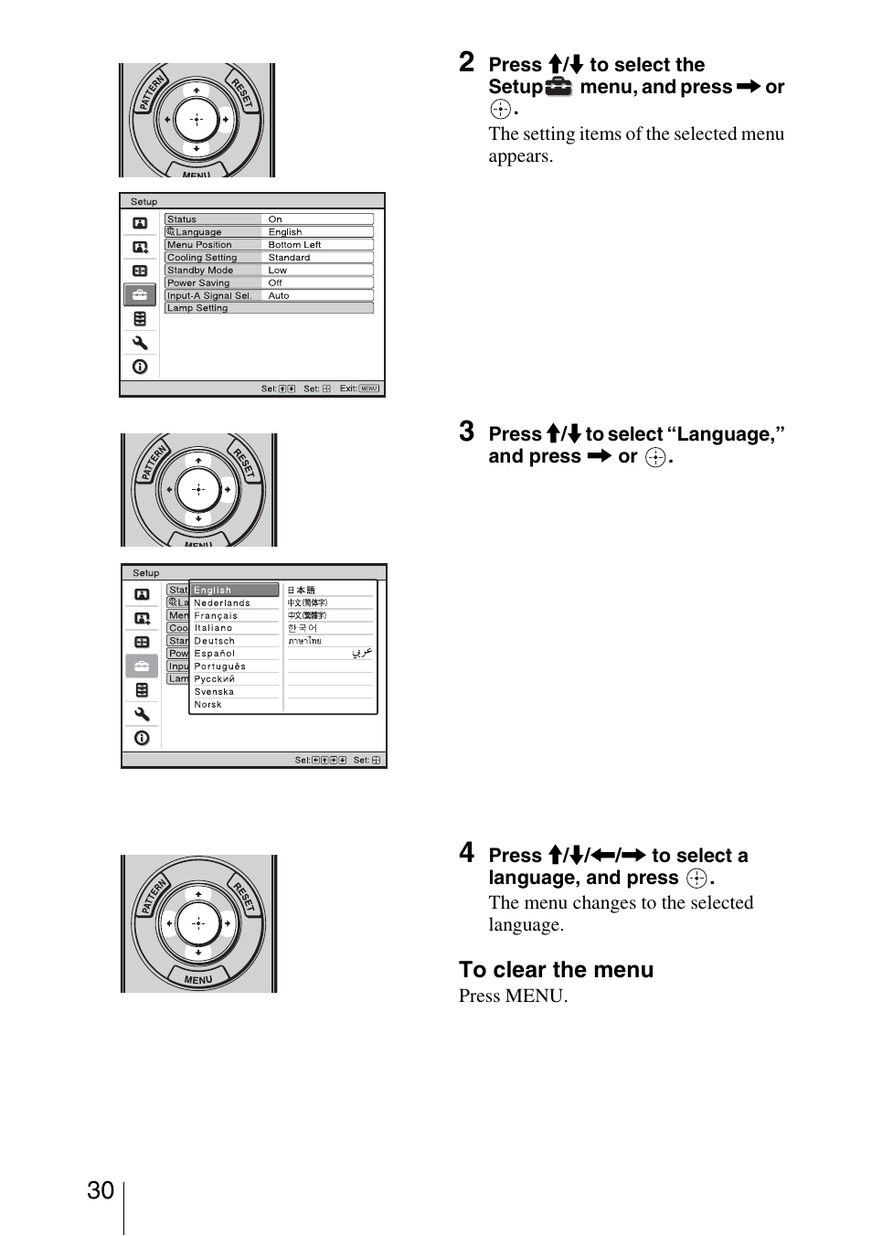 Sony VPL-HW30ES User Manual | Page 30 / 91