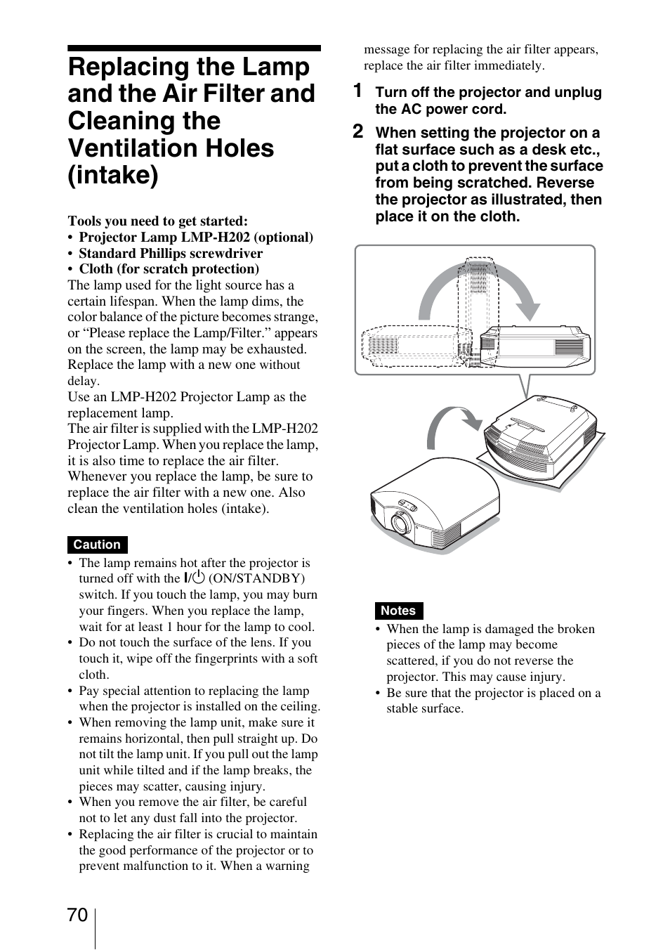 Sony VPL-HW30ES User Manual | Page 70 / 91