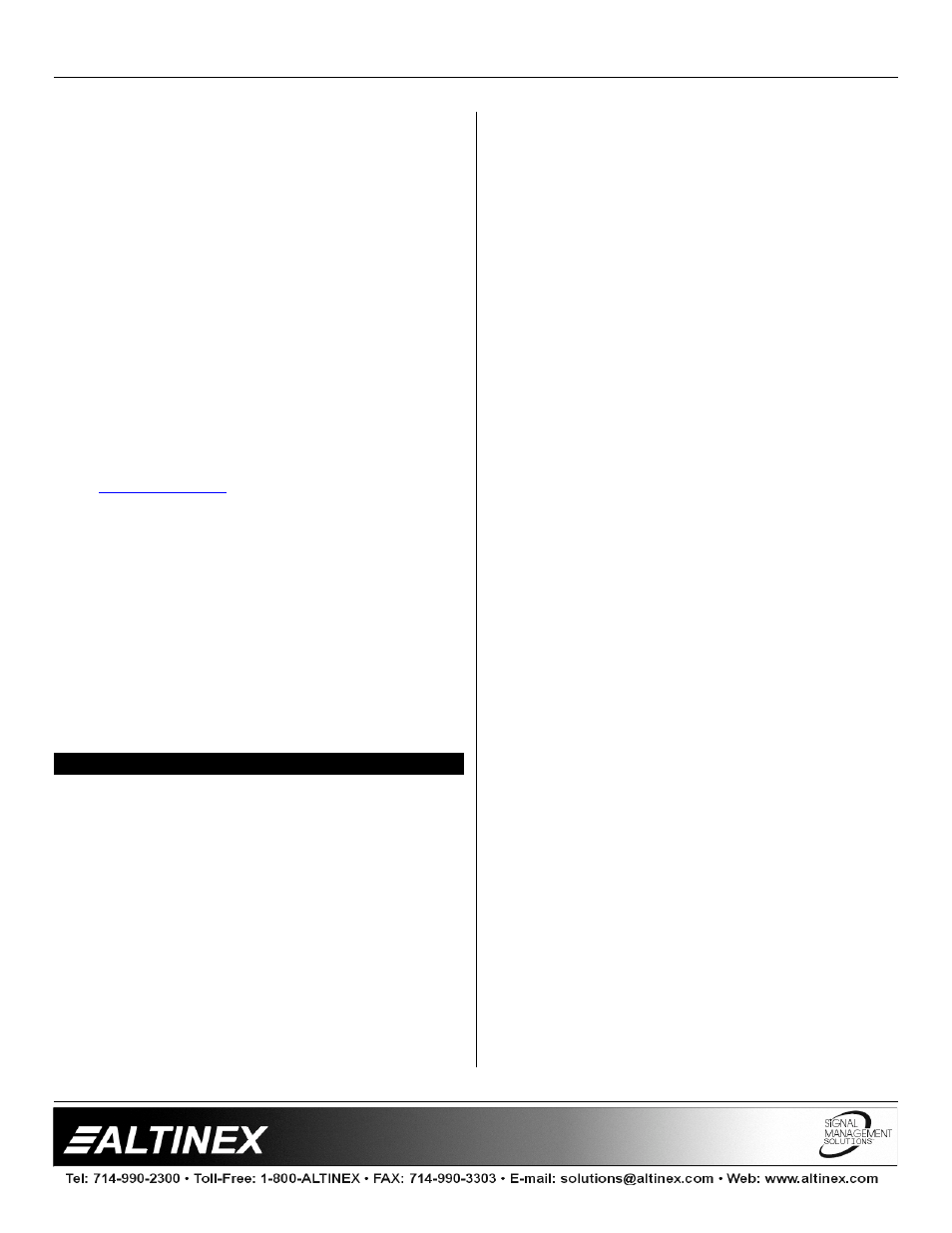 Switchers | Altinex MX2214RM User Manual | Page 13 / 13