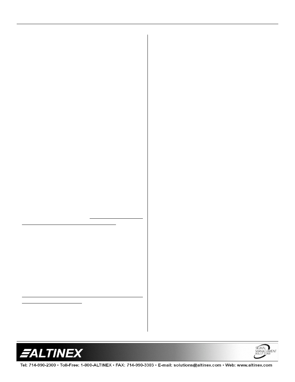 Switchers | Altinex MX2214RM User Manual | Page 6 / 13